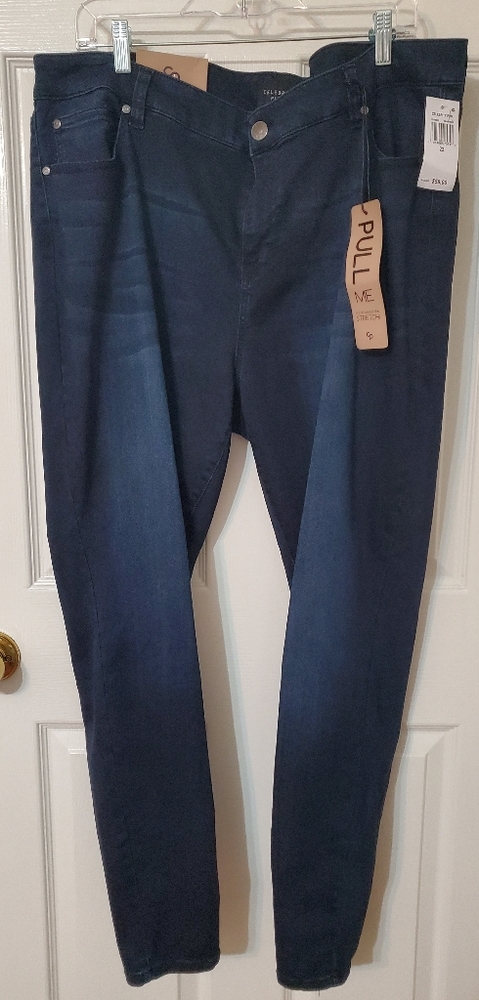 Dark Blue Plus size Jeans